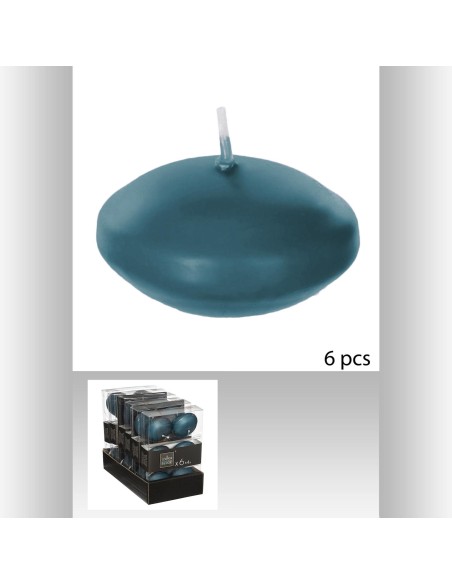 103200c - bougie flo hugo can 4.5 x6 D. 4,5 x P. 2,5 cm