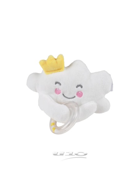 6pel223 - doudou anneau 7*9*12cm nuage essen'ciel