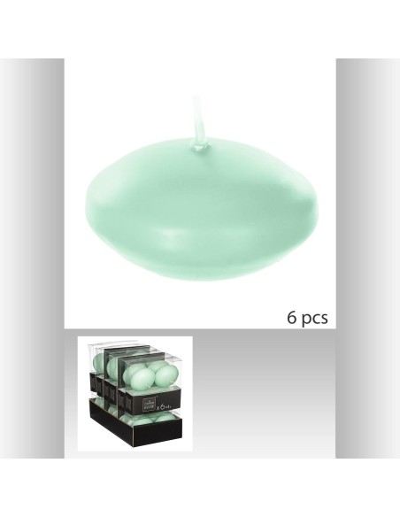 103200e-bougie fltte menthe x6 D. 4,5 x P. 2,5 cm