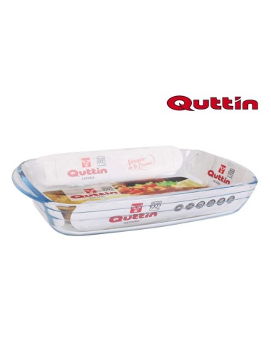 qt-8890332r - plat verre rect. 32x20cm quttin
