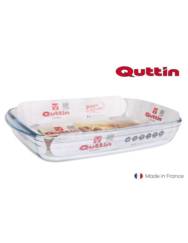 qt-8890333 - plat verre rect. 35.5x22cm 3l quttin