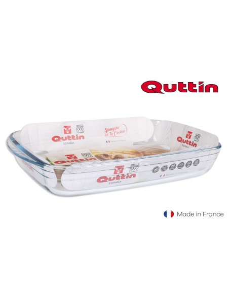 qt-8890333 - plat verre rect. 35.5x22cm 3l quttin