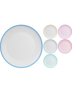 177102490-assiette - melamine - 5 ass cl