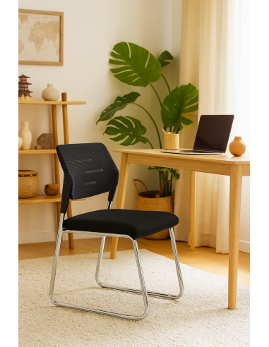 chaise de bureau involve noir mesh01