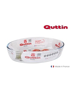 qt-8890360 - plat verre oval 26,2x17,8cm1,8l quttin