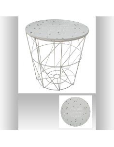 table rangement kumi gris
