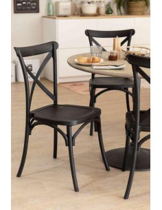 chaise bistrot brooklyn marron