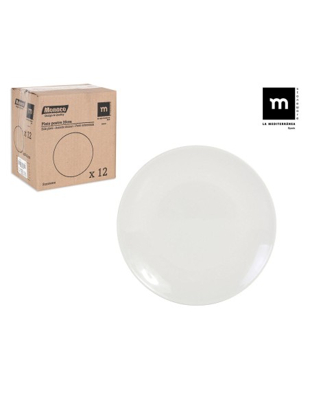 b26104 - assiette dessert 20cm monaco ivory