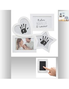 174126-cadre empreinte x2 + 2 photos