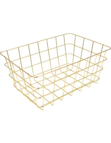 404001280-panier dore 30x21x14cm