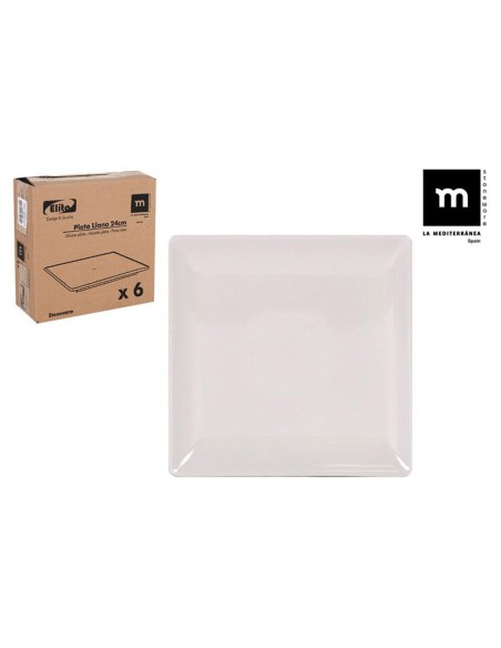 b250011 - assiette plate ivory brillan 24cm elite