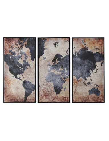 cu-176549-tableau unité ps toile 38x3x80 carte du monde