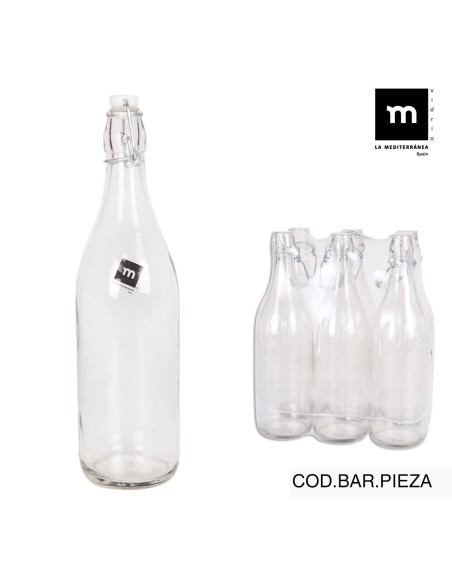 bouteille verre 1l lella