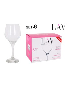 22151s - set 6 verres vin/eau 330cc ella