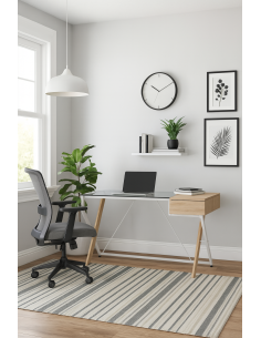 bureau touran bois/noir