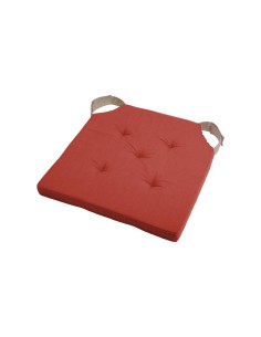 cu1490231gal-v - galette de chaise velcro duo terracotta/lin 38x38