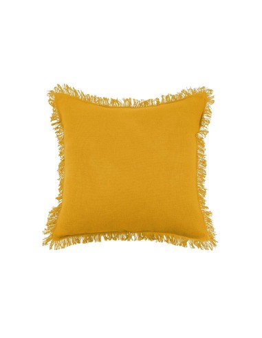prague coussin 40x40 - moutarde 100%co