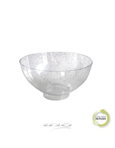 6vaj111ag - set de 25 verrines paillettes en plastique reutilisable ronde 50 ml