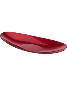 acx400020-plat oval pp 41x17x6cm - rouge