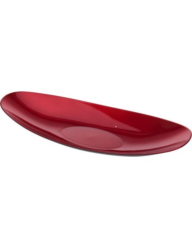 acx400020-plat oval pp 41x17x6cm - rouge