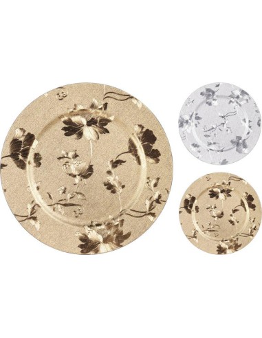 acx400420-plate 33cm textile w flower 2a