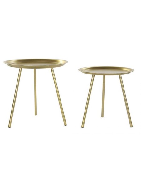 table auxiliaire pm métal 44x44x45 doré