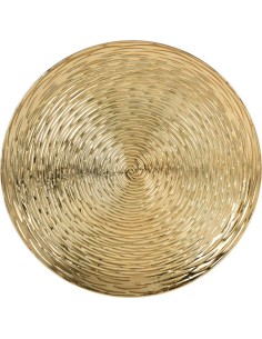 akx100700-plate wave design 33cm gold