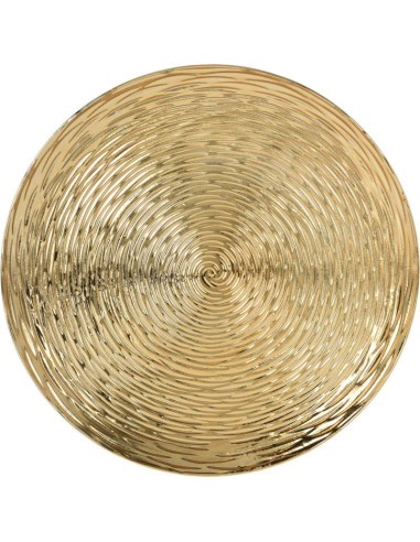 akx100700-plate wave design 33cm gold