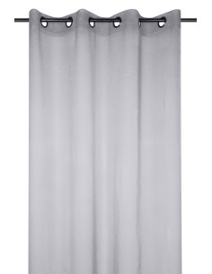 r61697005vl - voilage monna gris 135x260 - gris