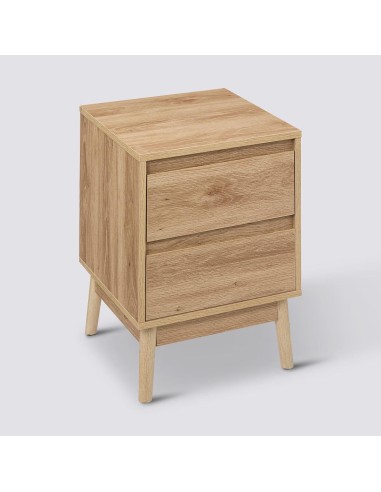 193544 - chevet 2 tiroirs abana
