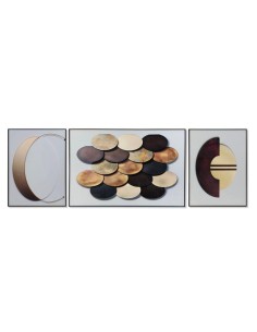 cu-187222-tableau set 3 aluminium mdf 120x3x80 abstrait