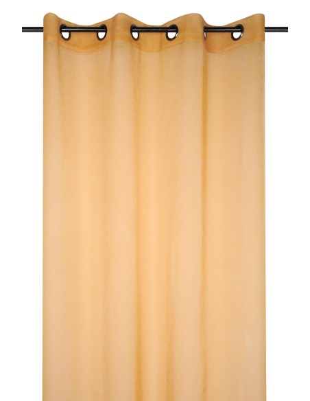 r61697018vl - voilage monna moutarde 135x260 - moutarde
