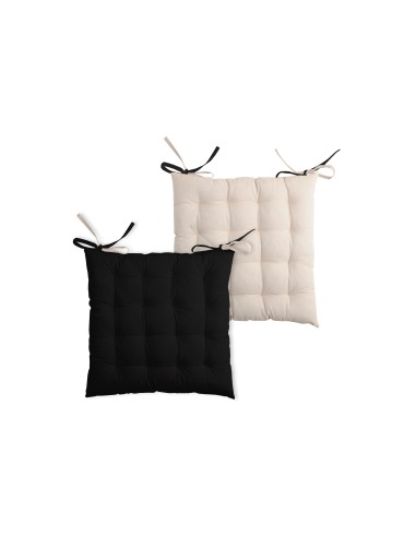 cu1490261gal - duo galette 16pts 40x40 noir/lin