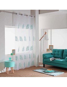 1625982-panneau a oeillets 140 x 240 cm voile brode efira menthe