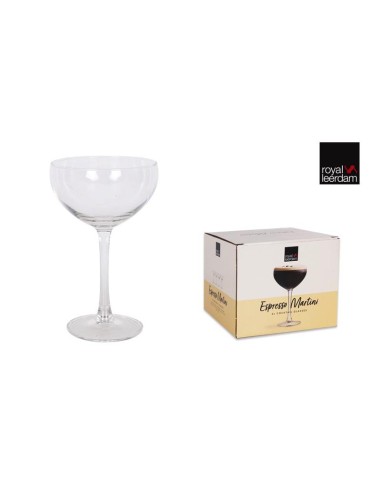 set 4 coupes e. martini 24cl cocktails