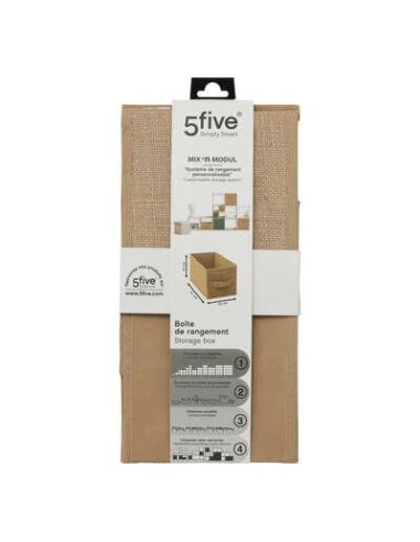 202383 - boite rgmt 15x31 toile de jute
