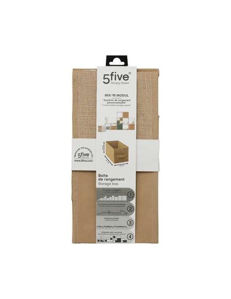 202383 - boite rgmt 15x31 toile de jute