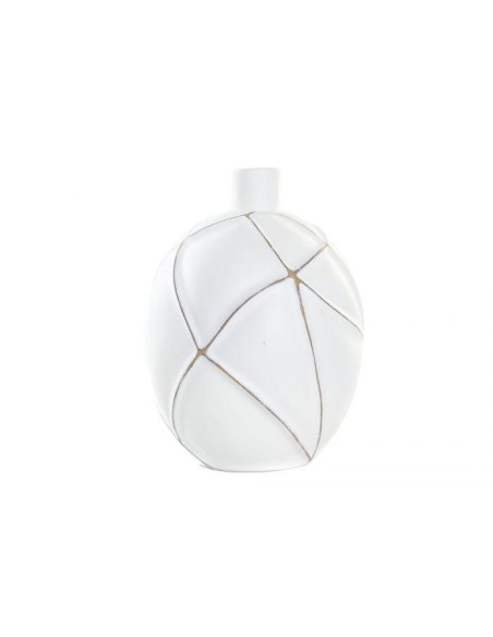 ld-189647-vase r&eacute:sine 18x18x25 blanc