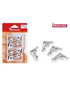 set 4 soutinenappes clip privilege