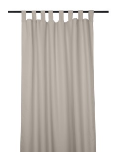 jackson rideau pattes 135x260 taupe - 100% pe - pcb 6