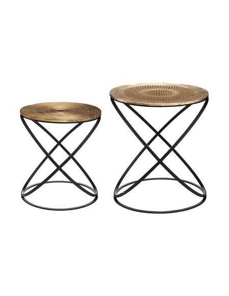 157233 - table cafe met etnik cuiv - s