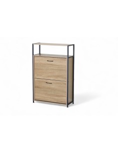 sesquipe 2 tiroirs avec pieds oak