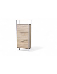 sesquipe 3 tiroirs avec pieds oak