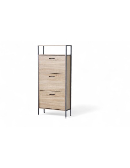 sesquipe 3 tiroirs avec pieds oak