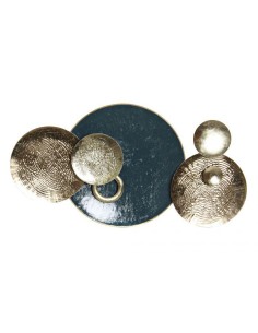 dp-181074-décoration murale métal 92x10x49 cercles doré