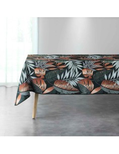 nappe rectangle 150 x 240 cm polyester imprime alianor kaki