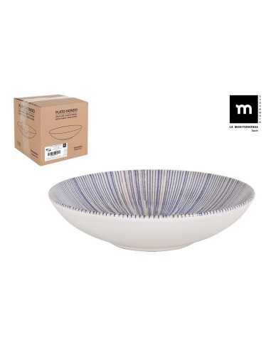 b26102a - assiette creuse 21cm irys monaco ec