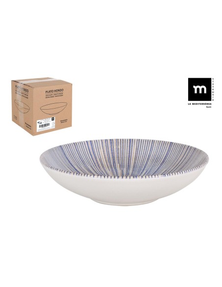 b26102a - assiette creuse 21cm irys monaco ec