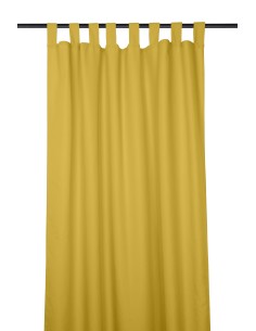 jackson rideau pattes 135x260 moutarde - 100% pe - pcb 6