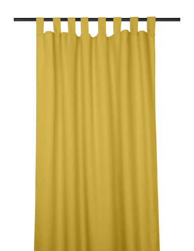 jackson rideau pattes 135x260 moutarde - 100% pe - pcb 6